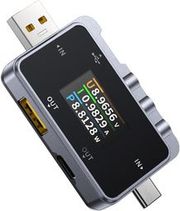FNIRI FNAC-28 2IN1 USB TESTER USB-C USB-A
