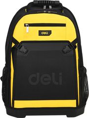 DELI TOOLS BACKPACK 17' WITH HARD CASE YELLOW BLACK EDL586122