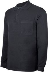 WORKO ΜΠΛΟΥΖΑΚΙ ΠΟΛΟ WORKO ΜΕ ΜΑΚΡΥ ΜΑΝΙΚΙ WR.3.300 ΧΡΩΜΑ: ΓΚΡΙ ΜΟΛΥΒΙ NO. XS