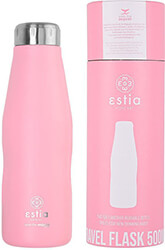 ESTIA 01-7812 TRAVEL FLASK SAVE THE AEGEAN ΜΠΟΥΚΑΛΙ ΘΕΡΜΟΣ BABY PINK 500ML