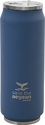 ESTIA ESTIA 01-12076 COFFEE FLASK SAVE THE AEGEAN ΜΠΟΥΚΑΛΙ ΘΕΡΜΟΣ DENIM BLUE 500ML