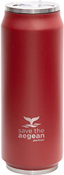 ESTIA ESTIA 01-9854 TRAVEL CUP 500ML SAVE THE AEGEAN ΜΠΟΥΚΑΛΙ ΘΕΡΜΟΣ SCARLET RED