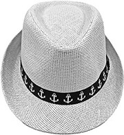 ΚΑΠΕΛΟ ΚΑΒΟΥΡΑΚΙ ΑΣΠΡΟ ΜΕ ΣΧΕΔΙΟ ΑΓΚΥΡΕΣ 29CM