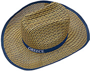 ΚΑΠΕΛΟ ΨΑΘΟΧΑΡΤΟ GREECE ΜΠΛΕ ΣΚΟΥΡΟ ΚΟΡΔΕΛΑ ΕΝΗΛΙΚΩΝ 40X34CM