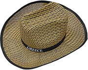 ΚΑΠΕΛΟ ΨΑΘΟΧΑΡΤΟ GREECE ΜΑΥΡΟ ΚΟΡΔΕΛΑ ΕΝΗΛΙΚΩΝ 40X34CM