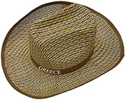 ΚΑΠΕΛΟ ΨΑΘΟΧΑΡΤΟ GREECE ΚΑΦΕ ΚΟΡΔΕΛΑ ΕΝΗΛΙΚΩΝ 40X34CM