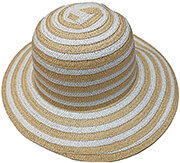 ΚΑΠΕΛΟ ΓΥΝΑΙΚΕΙΟ ΨΑΘΟΧΑΡΤΟ ΜΕ ΡΙΓΕΣ ΜΠΕΖ Φ37CM