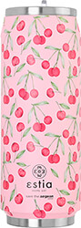 ESTIA 01-16791 TRAVEL CUP SAVE THE AEGEAN ΠΟΤΗΡΙ ΘΕΡΜΟΣ ΜΕ ΚΑΛΑΜΑΚΙ CHERRY ROSE 500ML