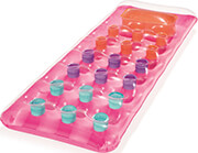 BESTWAY ΣΤΡΩΜΑ ΘΑΛΑΣΣΗΣ ΦΟΥΣΚΩΤΟ 188X71CM BESTWAY 15515-ΔΙΑΦΑΝΟ-ΡΟΖ