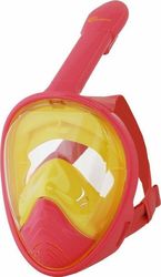 BLUEWAVE ΜΑΣΚΑ ΚΑΤΑΔΥΣΗΣ BLUEWAVE JUNIOR FULL FACE MASK 61061-ΡΟΖ-ΚΙΤΡΙΝΟ