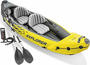 ΚΑΓΙΑΚ ΦΟΥΣΚΩΤΟ ΙΝΤΕΧ EXPLORER K2 KAYAK (2ΑΤ.) 312Χ91Χ51CM