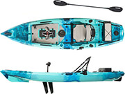 SCK OCEANUS 335 PEDAL-STEP ΜΟΝΟΘΕΣΙΟ ΚΑΓΙΑΚ ΜΕ ΚΑΘΙΣΜΑ ΑΛΟΥΜΙΝΙΟΥ SCK ΜΠΛΕ-ΤΥΡΚΟΥΑΖ
