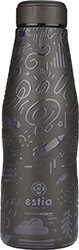 ESTIA ESTIA ΘΕΡΜΟΣ TRAVEL FLASK SAVE THE AEGEAN 500ML NOIR ECHO 01-22044