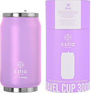 ESTIA ΘΕΡΜΟΣ TRAVEL CUP SAVE THE AEGEAN 300ML LAVENDER PURPLE 01-16715
