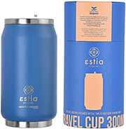 ESTIA ΘΕΡΜΟΣ TRAVEL CUP SAVE THE AEGEAN 300ML DENIM BLUE 01-16838