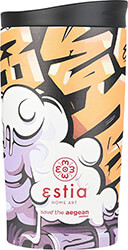 ESTIA ΘΕΡΜΟΣ TRAVEL MUG SAVE THE AEGEAN 350ML GRAFFITI RHYTHM 01-25670