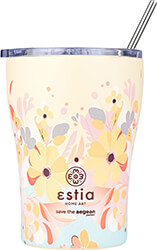 ESTIA ΘΕΡΜΟΣ COFFEE MUG SAVE THE AEGEAN 350ML SPRING SONATA 01-23126