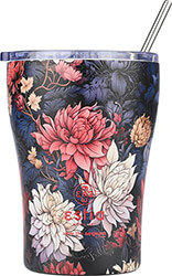 ESTIA ΘΕΡΜΟΣ COFFEE MUG SAVE THE AEGEAN 350ML MIDNIGHT BLOSSOM 01-22945