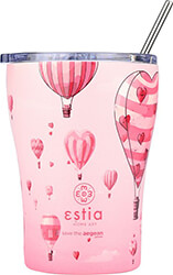 ESTIA ΘΕΡΜΟΣ COFFEE MUG SAVE THE AEGEAN 350ML LOVE ASCEND 01-23102