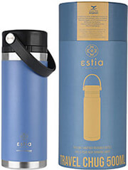 ESTIA ΘΕΡΜΟΣ TRAVEL CHUG SAVE THE AEGEAN 500ML DENIM BLUE 01-17774