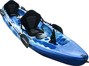 KAYAK LIFE SPORT HAPPINESS (2 ΕΝΗΛΙΚΟΙ + 1 ΠΑΙΔΙ) 370X86X40 VK-07