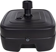 ΠΛΑΣΤΙΚΗ ΒΑΣΗ ΟΜΠΡΕΛΑΣ ΜΕ ΡΟΔΑ SOLBAS HM6113.02 ΑΝΘΡΑΚΙ- ΚΟΝΤΑΡΙ 33/50MM 46,5X23,5Υ