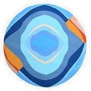 ESTIA ESTIA ΠΕΤΣΕΤΑ ΘΑΛΑΣΣΗΣ SERENE SHORES MICROFIBER ΣΤΡΟΓΓΥΛΗ 150CM 00-26158