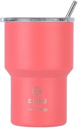 ESTIA ΘΕΡΜΟΣ MUG LITE SAVE THE AEGEAN 400ML FUSION CORAL 01-18474