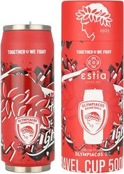 ESTIA ΘΕΡΜΟΣ TRAVEL CUP OLYMPIACOS BC EDITION TOGETHER WE FIGHT 500ML 00-27100
