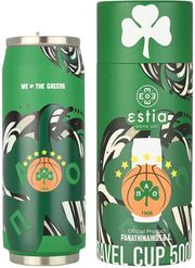 ESTIA ΘΕΡΜΟΣ TRAVEL CUP PANATHINAIKOS BC EDITION WE THE GREENS 500ML 00-27124