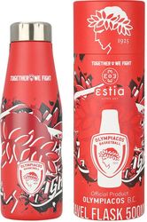ESTIA ΘΕΡΜΟΣ TRAVEL FLASK OLYMPIACOS BC EDITION TOGETHER WE FIGHT 500ML 00-27162