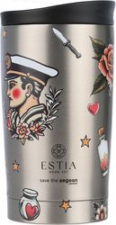 ESTIA TRAVEL MUG STA 350ML OLD SCHOOL INK 01-31916