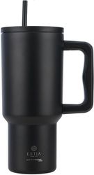 ESTIA ΘΕΡΜΟΣ STRAW TUMBLER XL STA 900ML MIDNIGHT BLACK 01-32111