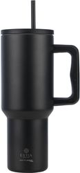 ESTIA ΘΕΡΜΟΣ STRAW TUMBLER XL STA 1200ML MIDNIGHT BLACK 01-32180