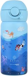 Estia Θερμός Παιδικό Wonder Bottle SAVE THE AEGEAN 350ml OCEAN PLAY Φ7x18cm 01-33040