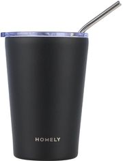 HOMELY ΘΕΡΜΟΣ MUG 400ML MIDNIGHT BLACK 01-32623