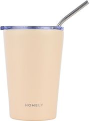 HOMELY ΘΕΡΜΟΣ MUG 400ML SANDSTONE 01-32647