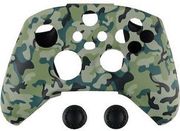 SPARTAN SPARTAN GEAR - CONTROLLER SILICON SKIN COVER AND THUMB GRIPS GREEN CAMO
