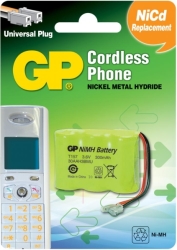 BATTERY FOR CORDLESS PHONE 3* 1/2AA 3.6V NIMH 300MAH GPT157 GP