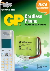 BATTERY FOR CORDLESS PHONE 3* 1/2AAA 3.6V NIMH 300MAH GPT314 GP