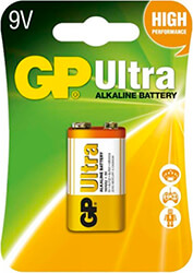 GP ALKALINE BATTERY 6LF22 ULTRA 9V 1 PC