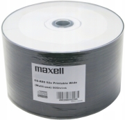 MAXELL CD-R 700MB 52X FULL FACE PRINTABLE 50 PCS SHRINK PACK