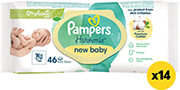 PAMPERS WIPES HARMONIE NEW BABY 14X46 TMX