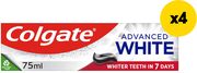 ΟΔΟΝΤΟΚΡΕΜΑ COLGATE ADVANCED WHITE VOLCANIC ASH 75ML X4 ΤΜΧ