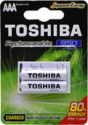 ΜΠΑΤΑΡΙΕΣ TOSHIBA AAA 950MAH 2ΤΜΧ