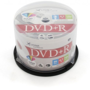 XLAYER DVD+R 16X INKJET WHITE FULL SURFACE CB 50PCS