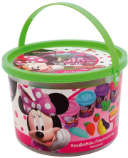 AS MINNIE: DOUGH BUCKET - VEGETABLES WITH TOOLS 200GR (1045-03571)