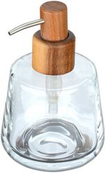 Ντισπένσερ Γυάλινο-Ξύλινο Acacia 10x10x10,5εκ.-320ml estia 02-18160 (Υλικό: Ξύλο) – estia – 02-18160