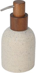 Ντισπένσερ Ρητίνης Μπεζ 8×15,5εκ. Jute Estia 02-25823 (Υλικό: Ρητίνη, Χρώμα: Μπεζ) – estia – 02-25823
