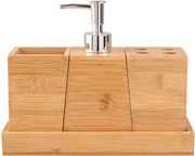 Σετ Μπάνιου 4τμχ Bamboo Essentials Estia 24×9,2×17,8εκ. 02-13066 (Υλικό: Bamboo) – estia – 02-13066